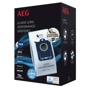 AEG GR201SMCC 12er Pack s-BAG Classic long performance Megapack Staubsaugerbeutel