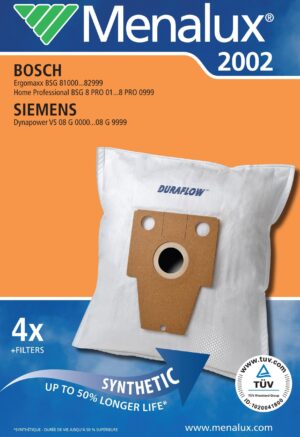 Menalux 2002 Staubsaugerbeutel